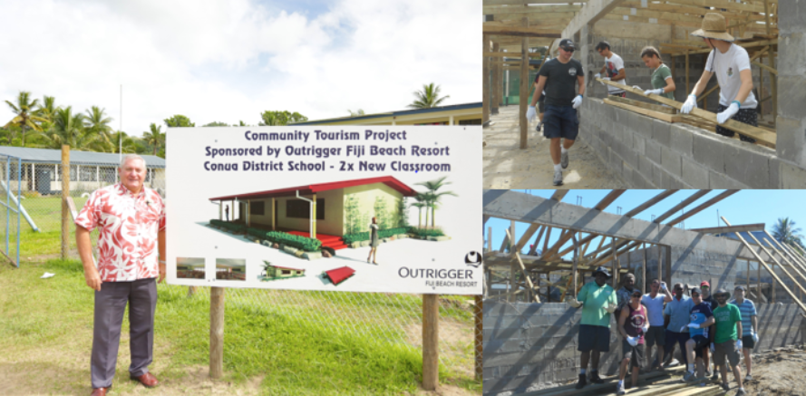 Two new classrooms at Conua Primary School to be completed by November thanks to Outrigger Fiji Beach Resort