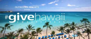 Outrigger Resorts Announces National #givehawaii Sweepstakes to Honor Local Heroes this Holiday Season