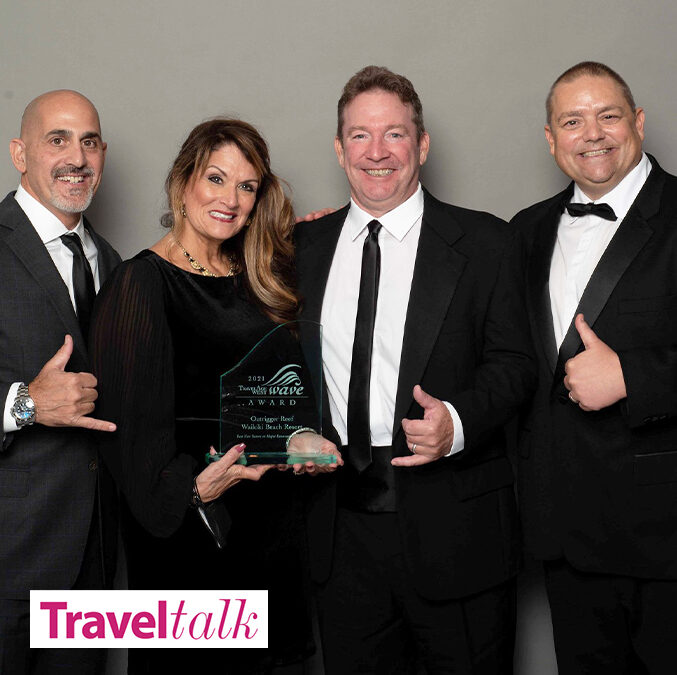 Outrigger Reef Waikiki Beach Resort Wins Best New Resort Major Renovation in Hawai‘i