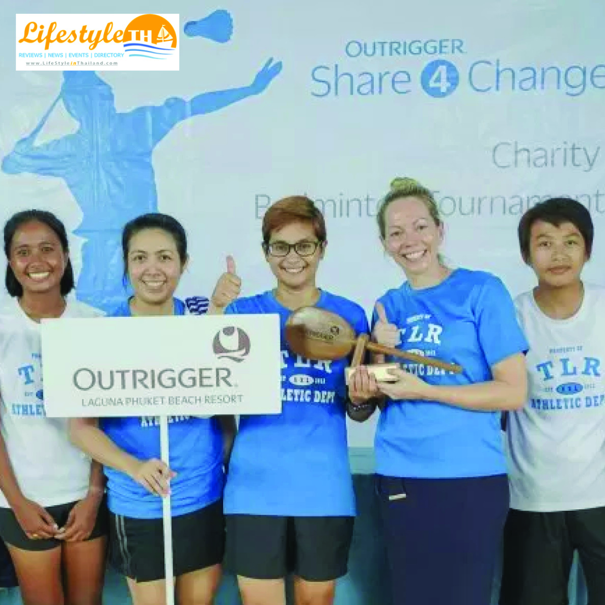 Outrigger Share 4 Change Badminton Tourney Serving a Good Cause in Phuket
