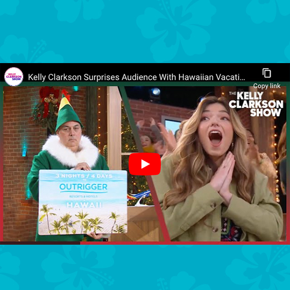 Watch Kelly Clarkson Surprise Her Entire Studio Audience With All-Inclusive Trip to Hawai‘i